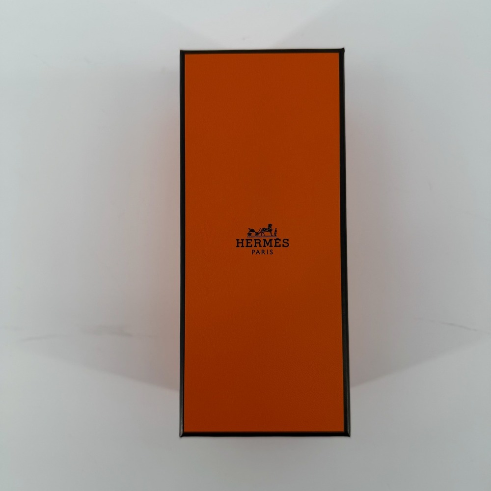 Hermes Paris Orange Gift Box with Tissue Paper 6.5 x 2.75 x 2.75 inch